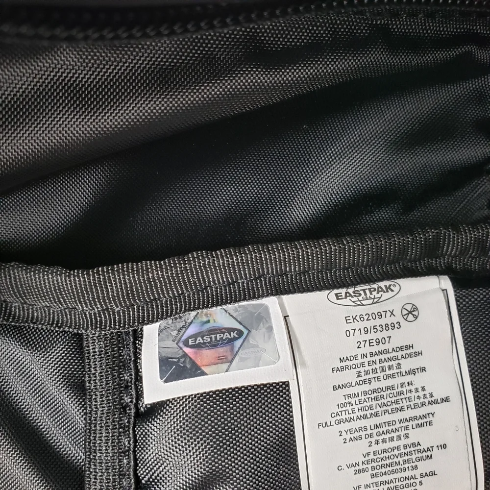 Eastpak Faux Fur Padded Pak'R Shear Black Backpack
